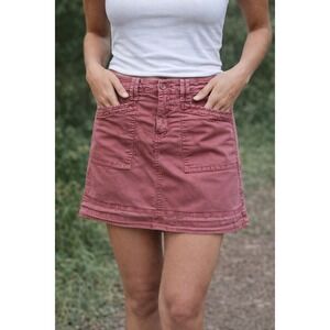 Aventura Women Size 6 Organic Stretch Skort Dusty Rose Gorpcore Hiking Skirt